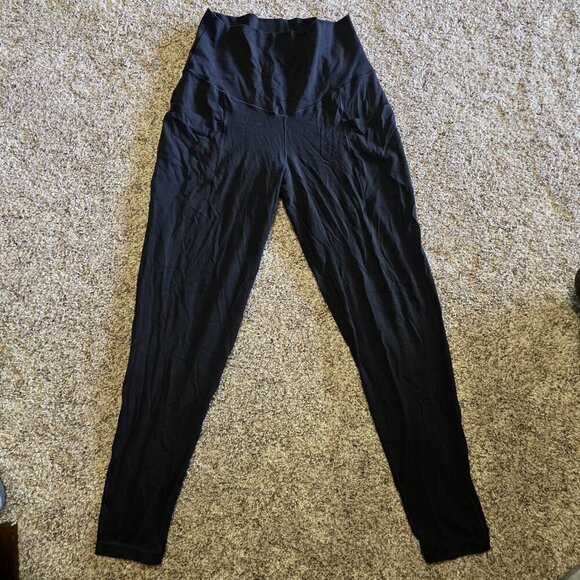 Aerie Real Me Hi-Rise Black Size L - Picture 3 of 4